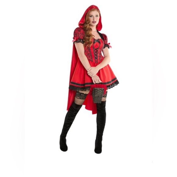 Adult Miss Red Riding Hood Costume - Picture 1 of 2